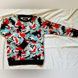 Next.82-Snowman Fatigue Camo Sweatshirt-size 8